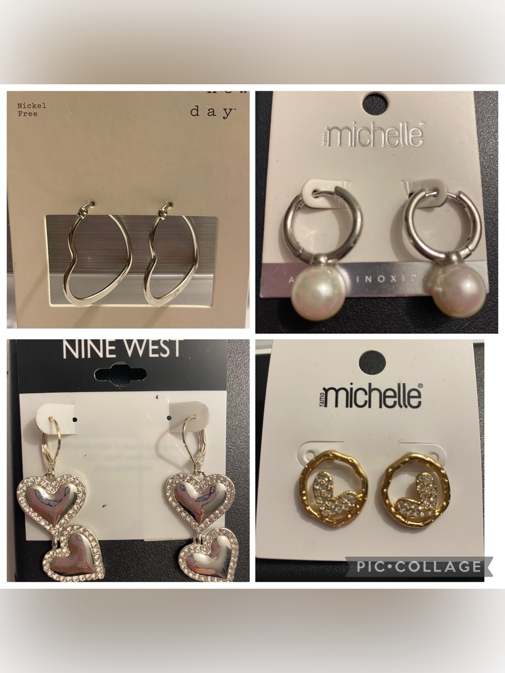 Set of four 4️⃣ Earrings